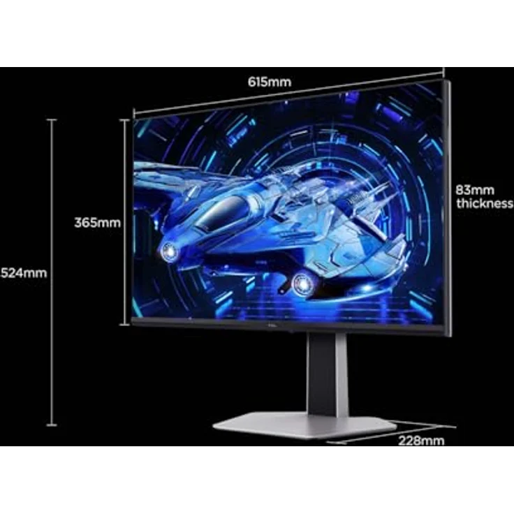 TCL Gaming Monitor 27G64, 27 Zoll QD-Mini-LED, QHD 2560x1440, 180Hz, 1ms GTG, HDR 600 nits, AMD FreeSync, G-Sync-kompatibel – Bild 2