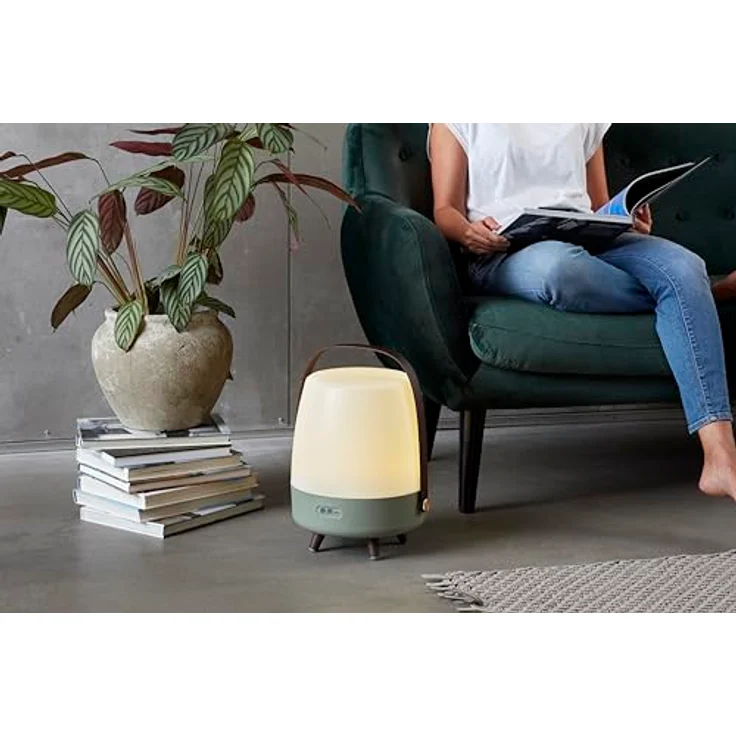 Kooduu - Lite-up Play JBL Lautsprecherlampe - Tragbar und Kabellos - Bluetooth-Verbindung und hochwertiger Klang, Petroleum – Bild 2