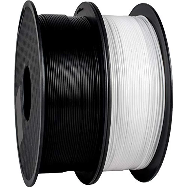 GIANTARM PLA Filament 1.75mm, 2 kg Spule (schwarz+weiß) mit genauer Durchmessertoleranz – Bild 5