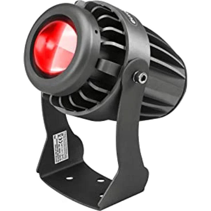 Eurolite LED IP PST-10W, roter Pinspot Scheinwerfer mit 10 W LED Leistung – Bild 1