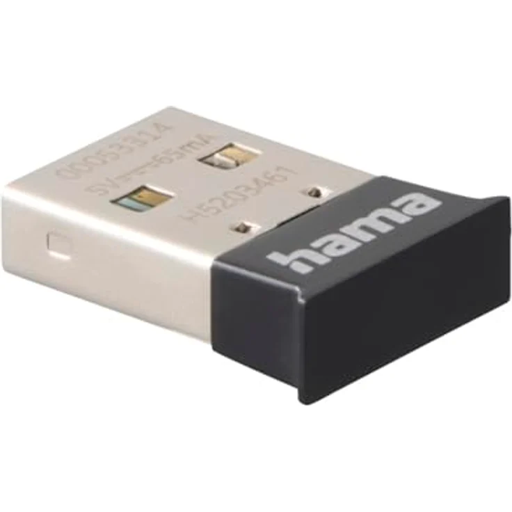Hama Bluetooth®-USB-Adapter, Version 5.4, Class 2, Schwarz, mit bis zu 20 Meter Reichweite für PC und Laptop – Bild 3