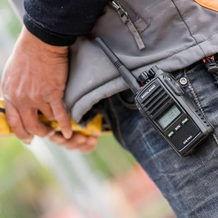 Midland G18 Pro NC, PMR446 Funkgerät mit Rauschunterdrückung, MIL-STD-810G, wasserdicht und staubdicht – Bild 2