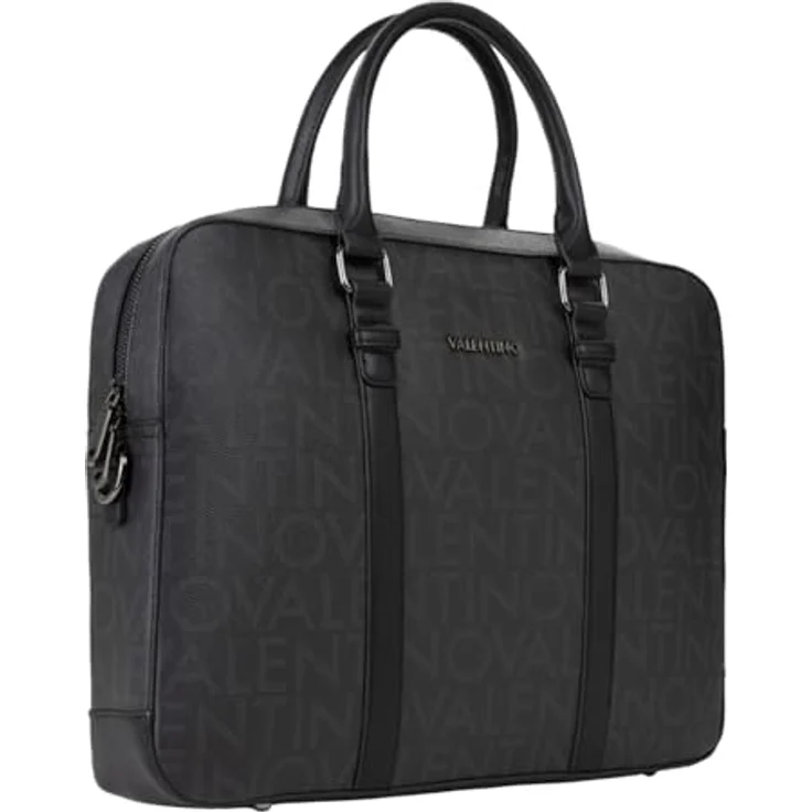 Valentino King RE Aktentasche 41 cm mit Laptopfach, schwarz, 100% Polyurethan – Bild 2