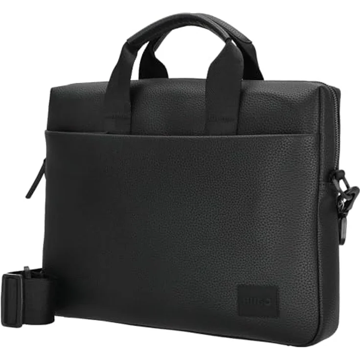 Hugo Ethon 2.0 Aktentasche, 37 cm, grau, 100% Polyurethan, ideal für Laptops – Bild 2