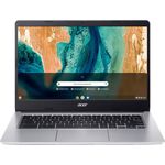 Acer Chromebook 314 CB314-2H NX.AWFEG.006 Notebook, 35.6 cm (14") Full HD, Kompanio 500 MT8183, 4 GB RAM, 128 GB eMMC, Chrome OS, Silber QWERTZ
