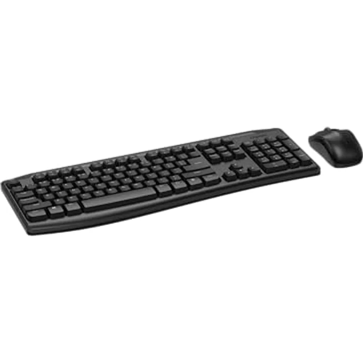 Rapoo X1800Pro Kabelloses Maus- und Tastaturset, spritzwassergeschützt, 2,4-GHz-Wireless, langlebiger Akku, Schwarz – Bild 3