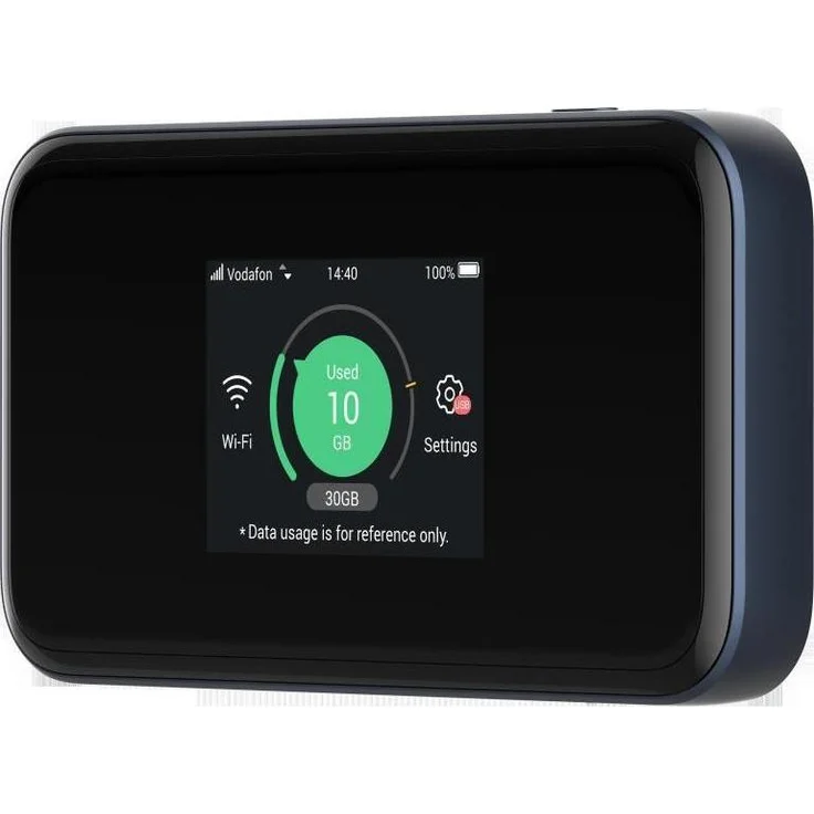 ZTE Giga To Go 5G, Tragbarer Router mit zuverlässiger Konnektivität, Schwarz