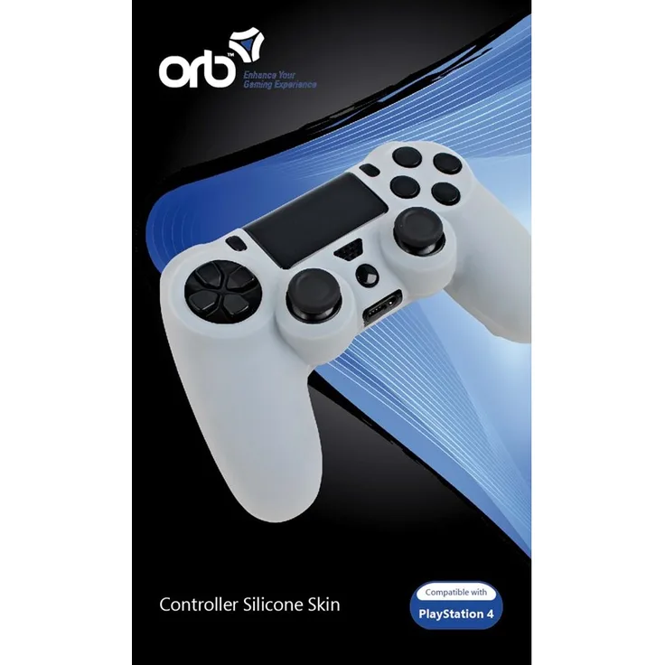 Orb PS4 Silicon Skin White, Schützende Silikonhülle für Sony PlayStation 4