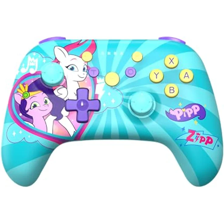 FREAKS & GEEKS 299356 MY LITTLE PONY Controller, Türkis, Wireless Nano Gamepad für Nintendo Switch und PC – Bild 3