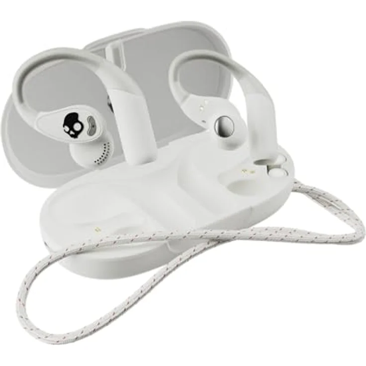 Skullcandy Push 540, Drahtlose Bluetooth Open-Ear-Ohrhörer mit 42 Stunden Akkulaufzeit, Farbe: Weiß – Bild 1