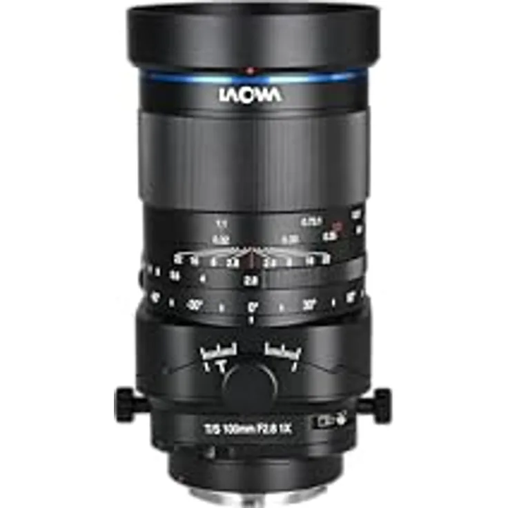 Laowa 100 mm f/2.8 Tilt-Shift 1X Makro-Objektiv für Canon RF Mount Kameras, präzise Neigung von +/-10 Grad und Verschiebung von +/-12 mm