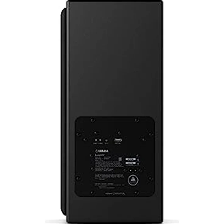 Yamaha SW-X100A, kabelloser Subwoofer mit 100W, 16cm, schwarz, für Audio Home Theater – Bild 4