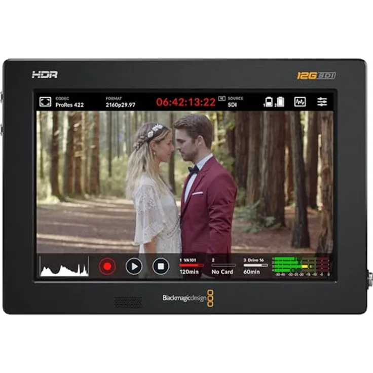 Blackmagic Design Video Assist 7” 12G HDR, 7" Monitor Rekorder für hochauflösende Videoaufnahmen