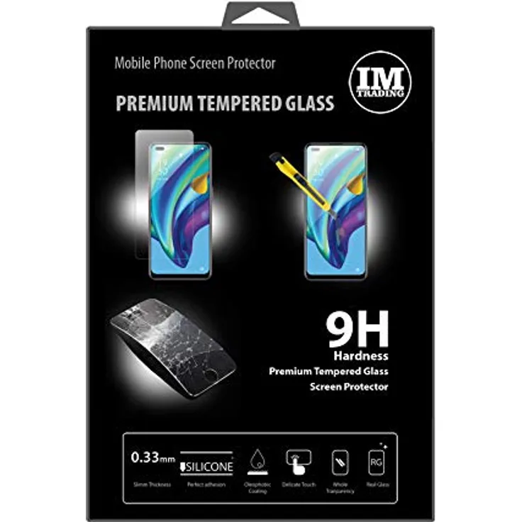 cofi1453 Schutzglas 9H, geeignet für Oppo Reno, Displayschutz Panzerglasfolie