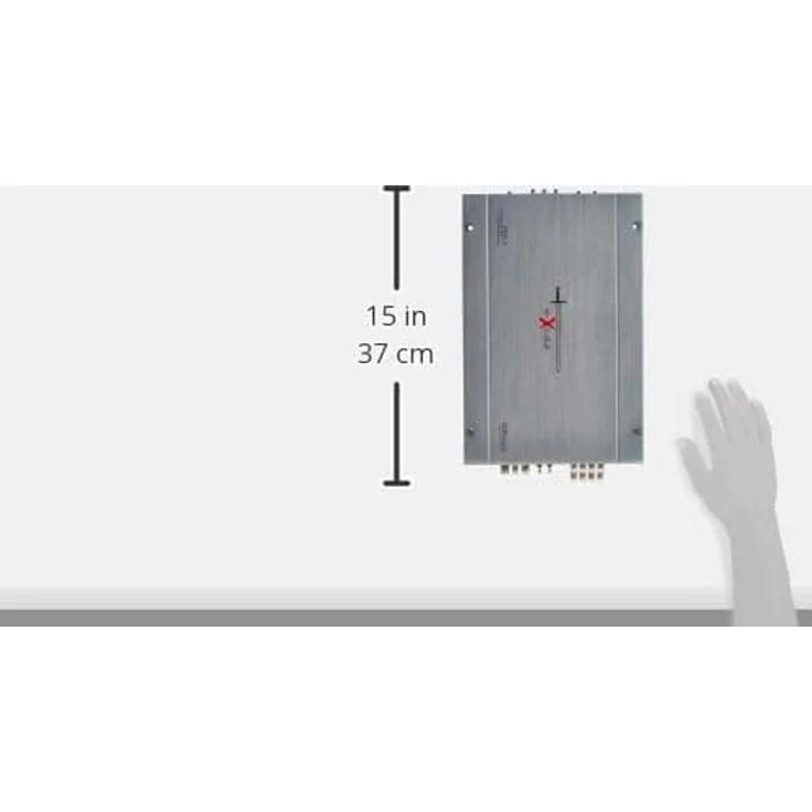 EXCALIBUR X600.4 4-Kanal-Stereoverstärker (2400 W Variabler Crossover 2 Ohm) Verstärker (Anzahl Kanäle: 4) - EXCALIBUR 4-Kanal-Stereo Verstärker, 2400 W, Bass Boost 12 dB, Schwarz – Bild 8