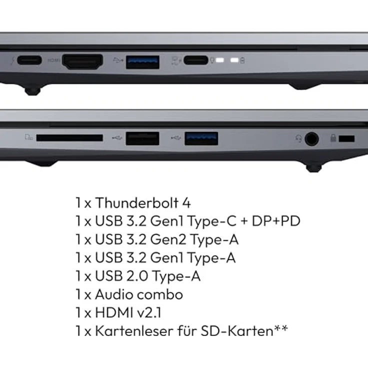 MEDION E17433, 43,9 cm (17,3 Zoll) Full HD Laptop mit Intel Core i5-13420H, 16GB RAM, 512GB SSD, HD Webcam, WLAN, Windows 11 – Bild 3