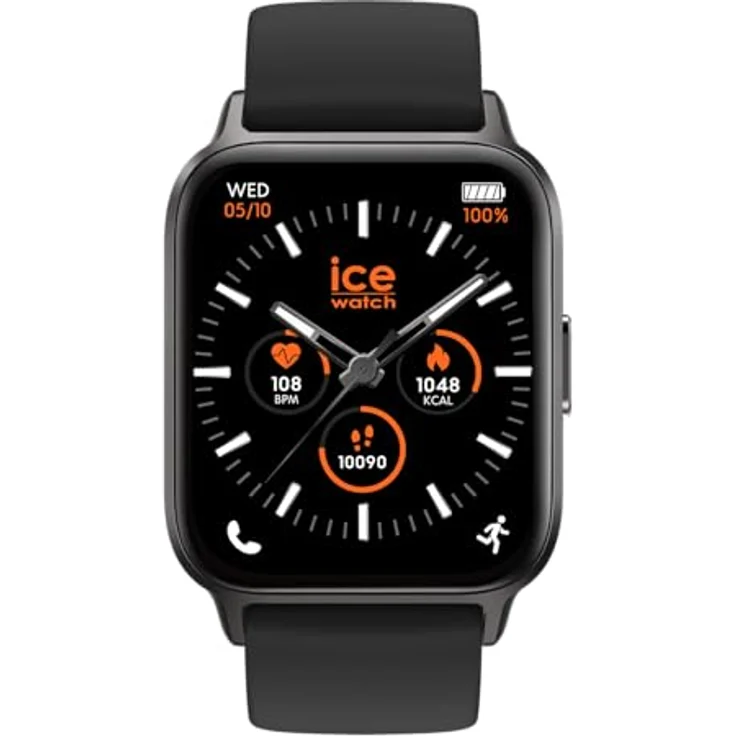 ICE-WATCH Ice fit 1.0 Black AMOLED - Schwarze Connected Watch mit GPS, Bluetooth und Herzfrequenzmesser – Bild 1