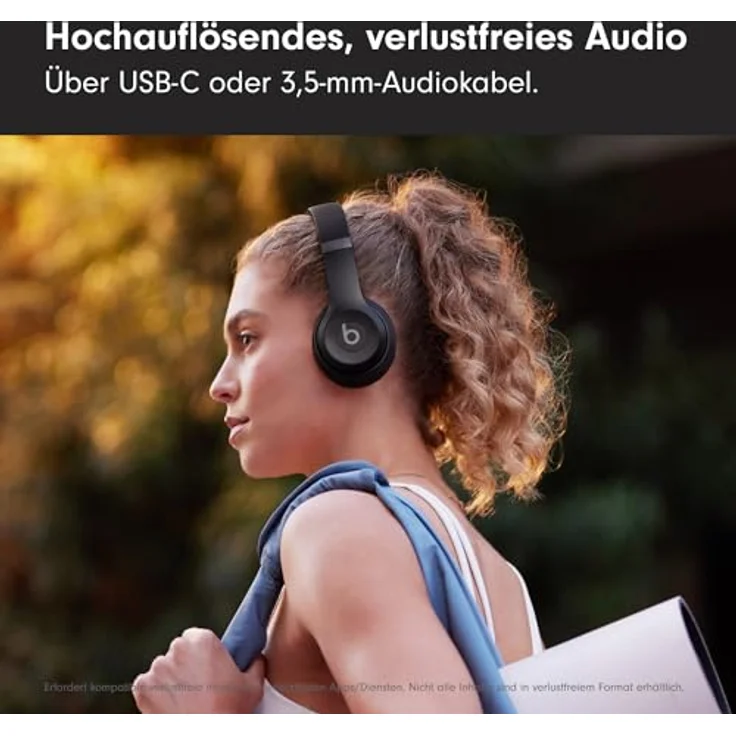 Beats Solo 4 - Kabelloser Bluetooth On-Ear Kopfhörer, Apple & Android kompatibel, Bis zu 50 Stunden Akkulaufzeit - Mattschwarz – Bild 5