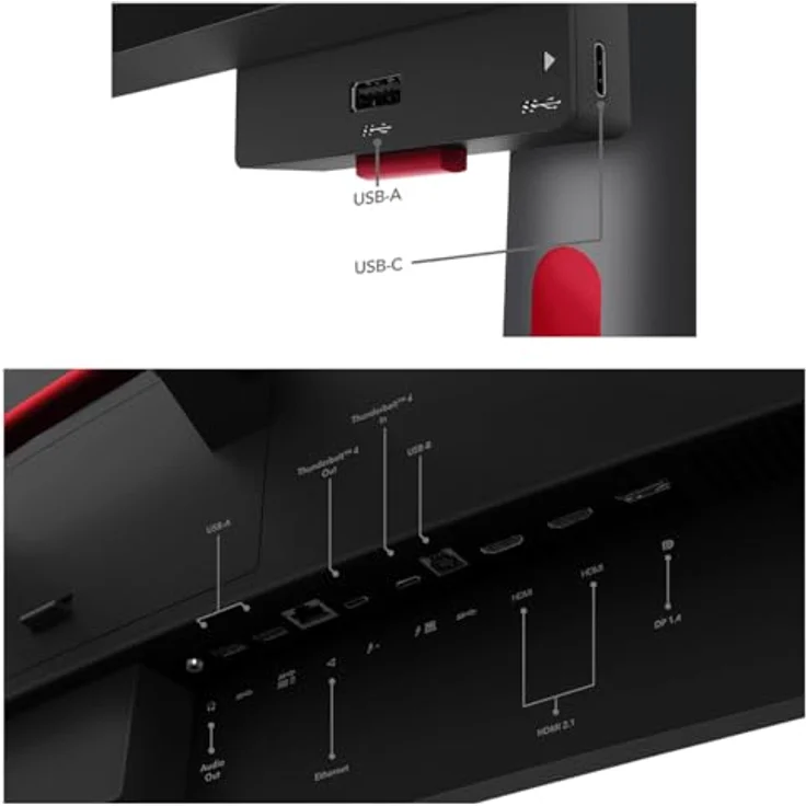 Lenovo ThinkVision P49w-30 124,5cm (49") DQHD 32:9 curved Monitor HDMI/DP/USB-C – Bild 7