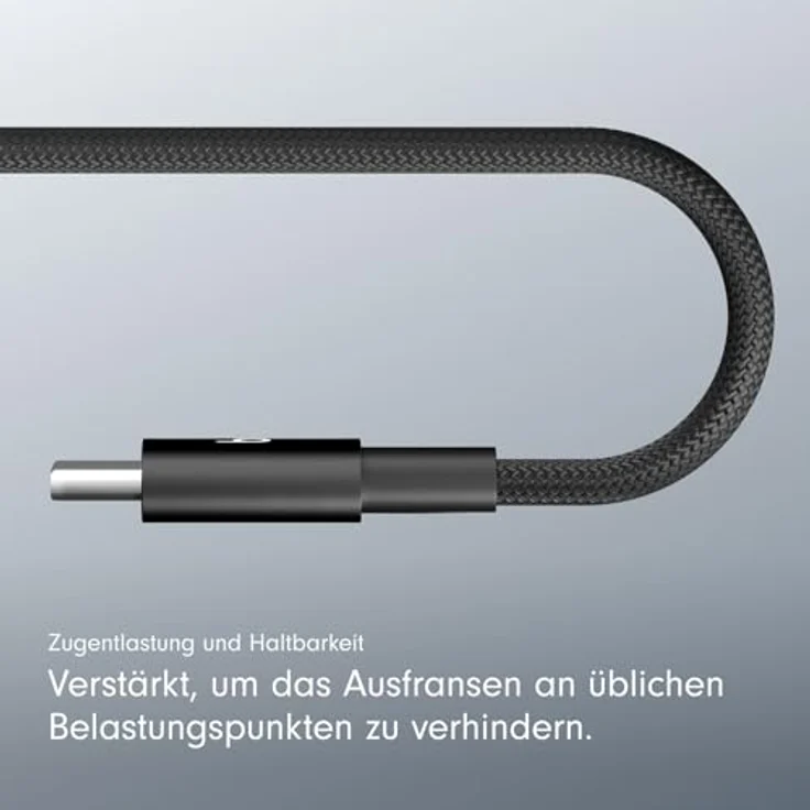 Beats USB-C auf USB-C Kabel, 20 cm, Schnelles Laden, Langlebiges und Verwicklungsfreies Design, Power-Schwarz – Bild 5