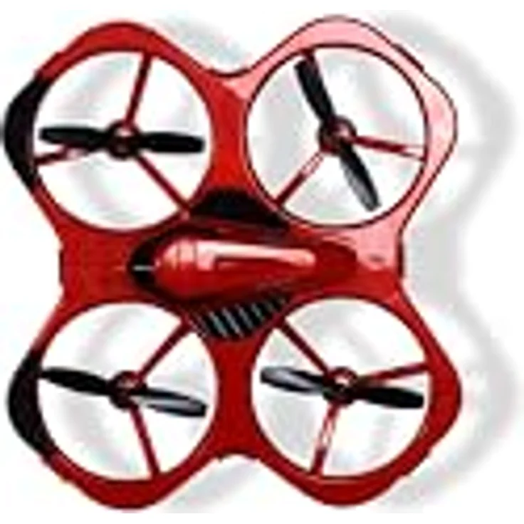 Tamiya Cyber Drone IR RTF, Flugfertige Kameradrohne mit 3,7V/600mAh Lipo Akku, rot – Bild 6