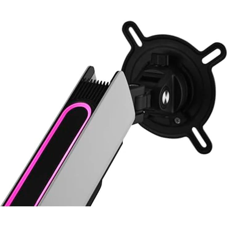 One for All Monitor Halterung Experience RGB Single, Monitor Halterung für bis zu 45 Zoll, Weiß – Bild 9