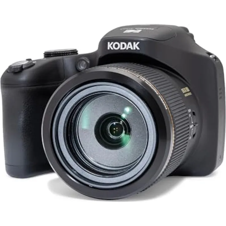 Kodak PIXPRO AZ653, 20MP Bridge-Kamera mit 65X Zoom, 24mm Weitwinkel, Full HD 1080p Video, elektronischem Sucher und Wi-Fi – Schwarz