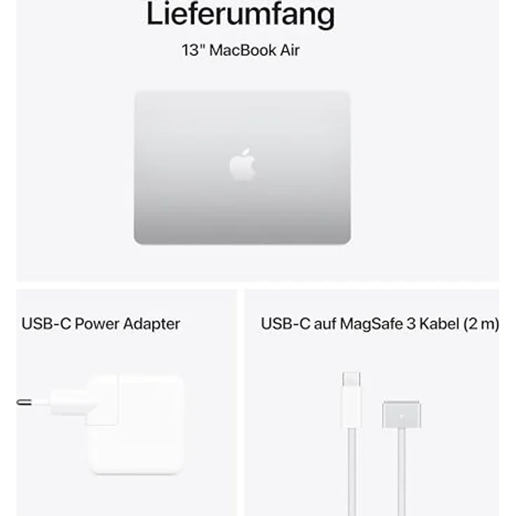 Apple MacBook Air 13.6" - M4 10-Core CPU 8-Core GPU - 16 GB - 256 GB SSD - Silber - 2025 – Bild 6