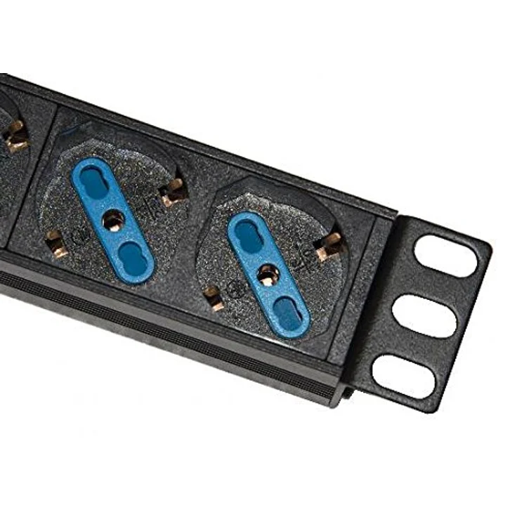 Unbekannt Link lk10057 Mehrfachsteckdose senkrecht A 12 Anschlüsse für Schränke Rack mit LS – Bild 4