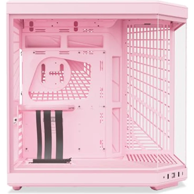 HYTE Y70 Dual Chamber ATX Mid Tower Modernes ästhetisches Gehäuse Erdbeermilch (E-ATX/ATX/M-ATX/M-ITX) – Bild 3