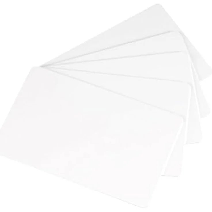 Evolis Papier-Karten Weiss, 30mil (0,76mm), Kreditkarten-Stärke, 500er Pack, kompatibel mit Etikettendruckern – Bild 2