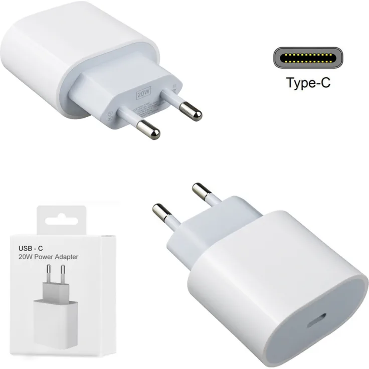 Marco Kuhn 20W Schnellladegerät für Apple iPhone X, 11, 12, 13, 14, 15 Pro Max, USB-C Netzteil mit schneller Ladefunktion