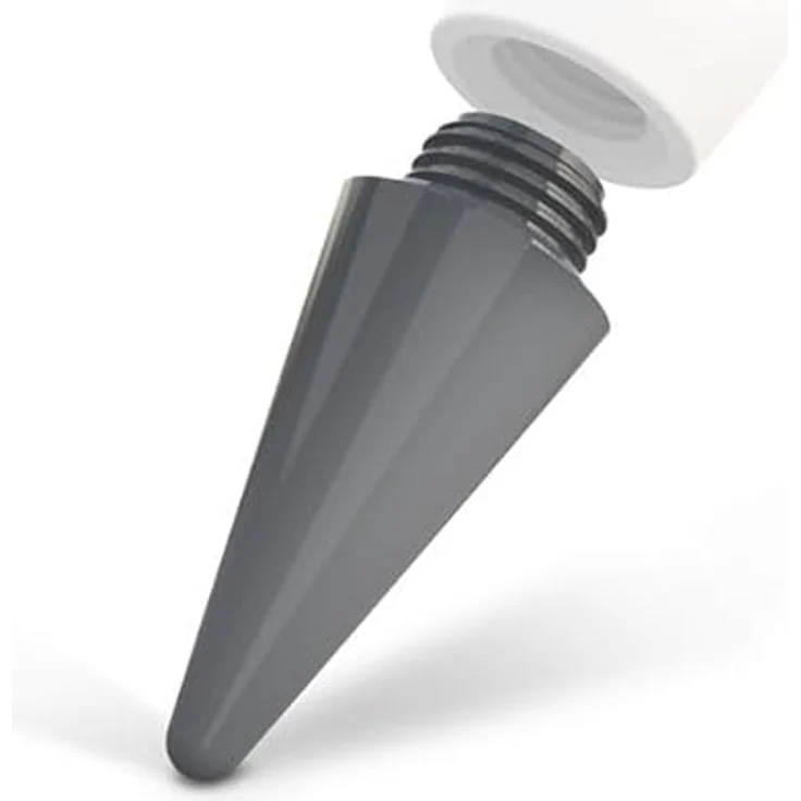 ZAGG Pro Stylus 2, Eingabestift für iPad mit 4 Ersatzspitzen, Grau, kompatibel mit Post 2018 iPad – Bild 1