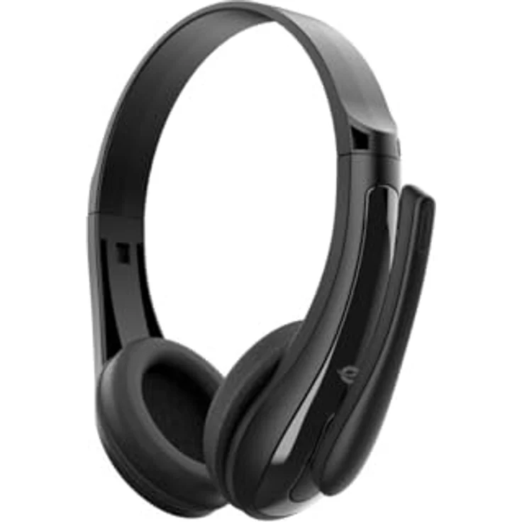Conceptronic Stereo-Headset mit AUX-Anschluss und Mikrofon, gepolsterte Ohrmuscheln, ideal für Gaming und Videokonferenzen – Bild 5