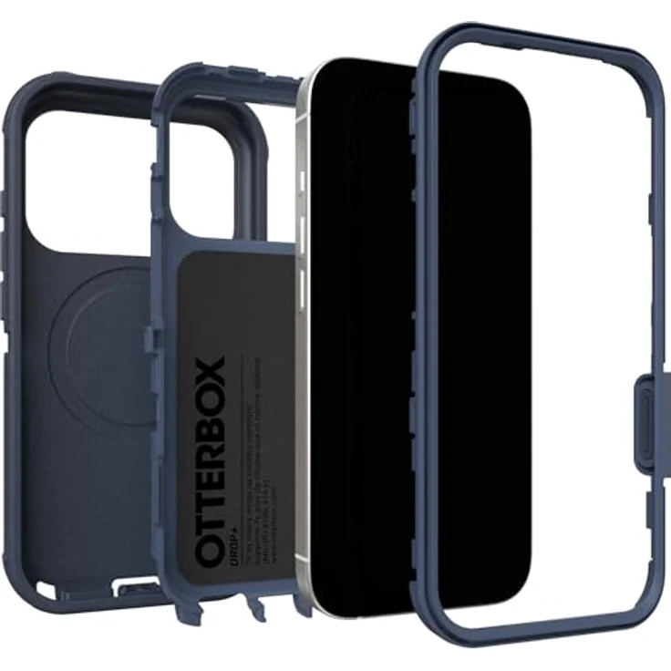 OtterBox Defender Series Pro MagSafe Hülle für iPhone 17 Pro, stoßfest und sturzsicher, 7X nach Militärstandard getestet, Blau – Bild 4
