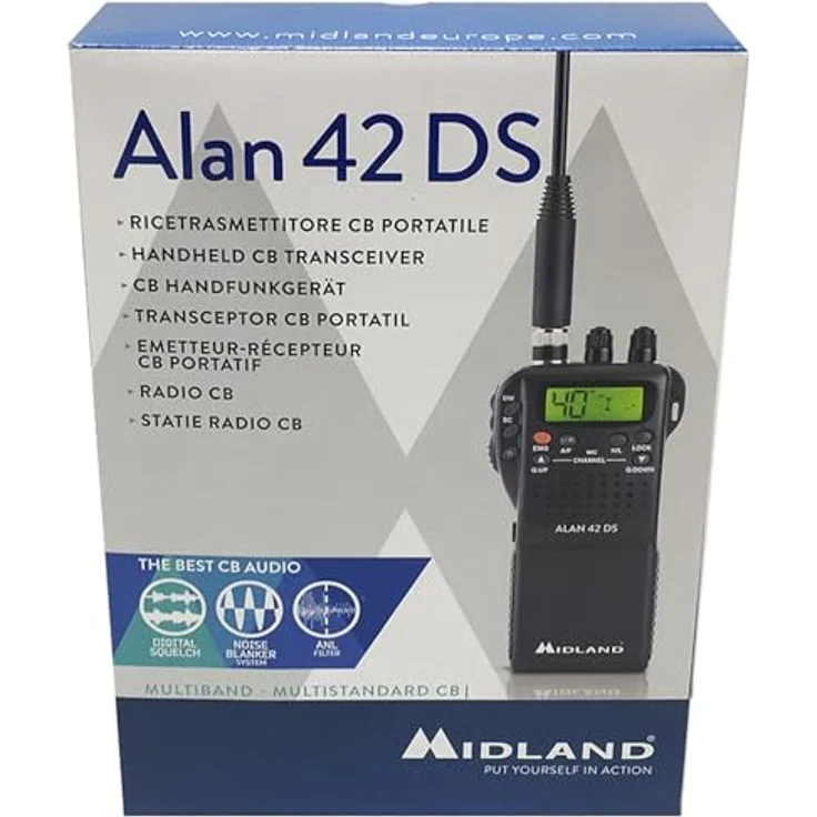 CB Portable Midland Alan 42 DS mit Squelch Automat Digital C1267 – Bild 5
