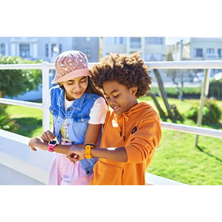 XPLORA XGO 3 - wasserdichte Telefon Uhr für Kinder (mit SIM-Karte) - 4G, Anrufe, Nachrichten, Schulmodus, SOS-Funktion, GPS, Kamera, Schrittzähler - inkl kostenlosem Tarif-Vertrag für 3 Mon. (ROSA) – Bild 5
