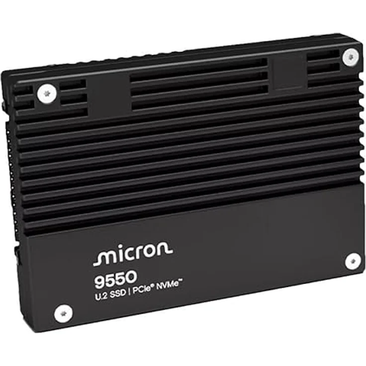 Micron 9550 PRO NVMe U.2 SSD, 30,72 TB, PCIe Gen5, für Rechenzentren und KI-Anwendungen – Bild 2