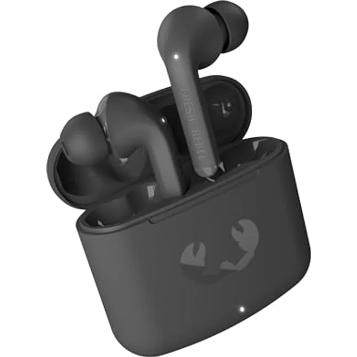 Fresh 'n Rebel Twins Fuse, True Wireless kabellose In-Ear-Bluetooth-Kopfhörer mit Spitze, mit Sprachassistent, Touch-Steuerung und eingebautem Mikrofon, 30 Stunden Spielzeit (Storm Grey)