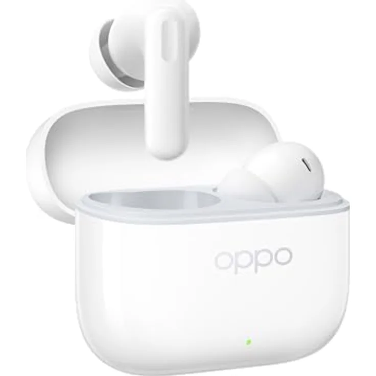 OPPO Enco Buds3 Pro, True Wireless Stereo Kopfhörer mit passiver Geräuschunterdrückung, 12 h Akkulaufzeit, IP55 Schutz, Weiss