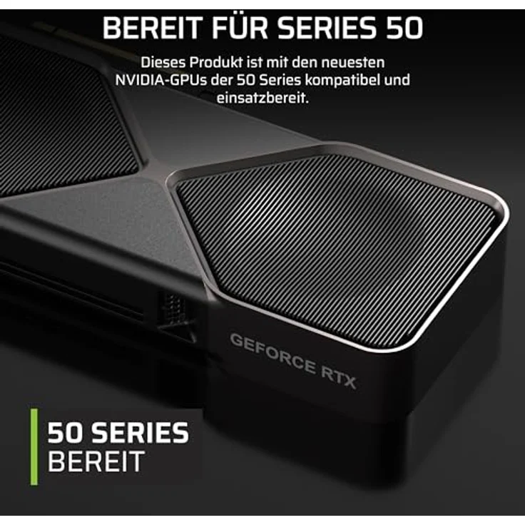 Corsair HX1200i SHIFT, ATX 1200W Netzteil mit 80 PLUS Platinum-Zertifikat, vollmodularem Kabelmanagement und 140 mm Lüfter, Schwarz – Bild 3