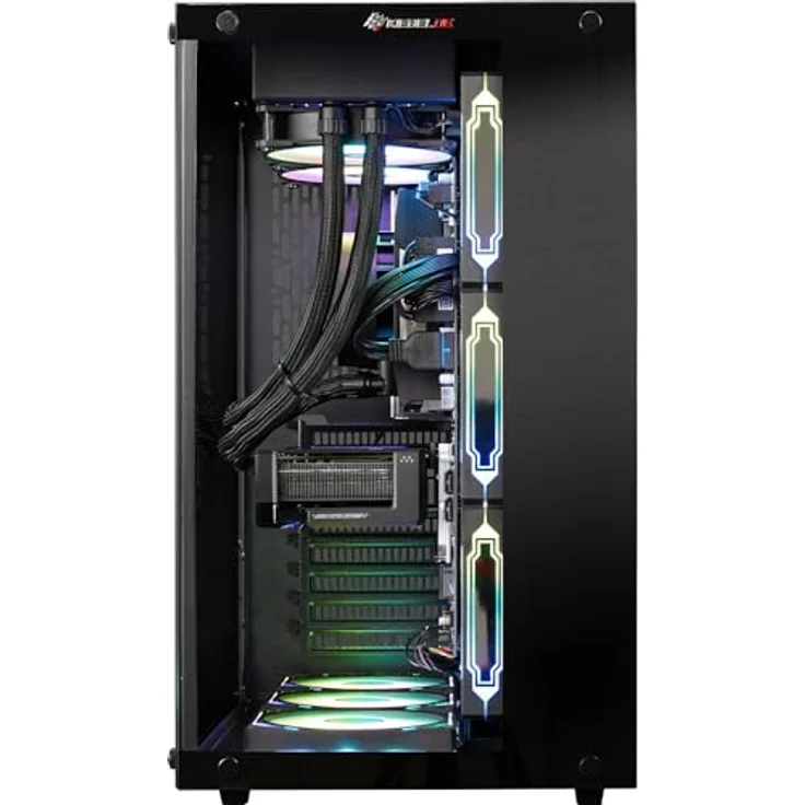 Kiebel Panorama V, Desktop-PC mit AMD Ryzen 9 5900X, 32 GB RAM, 1000 GB SSD und GeForce RTX 4060, Schwarz – Bild 6