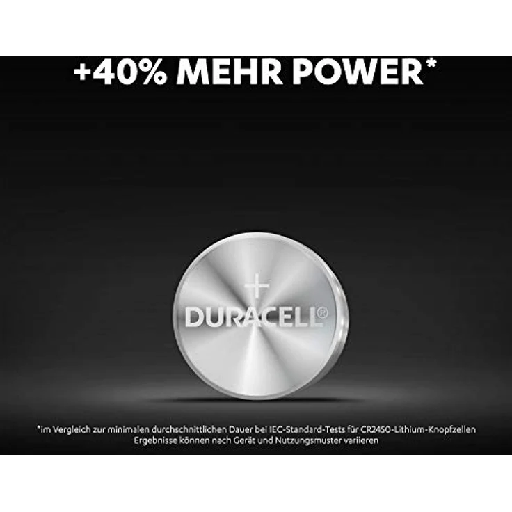Duracell Specialty 2450 Lithium-Knopfzelle 3 V, 2er-Packung (CR2450 /DL2450) entwickelt für die Verwendung in Schlüsselanhängern, Waagen, Wearables und medizinischen Geräten – Bild 2