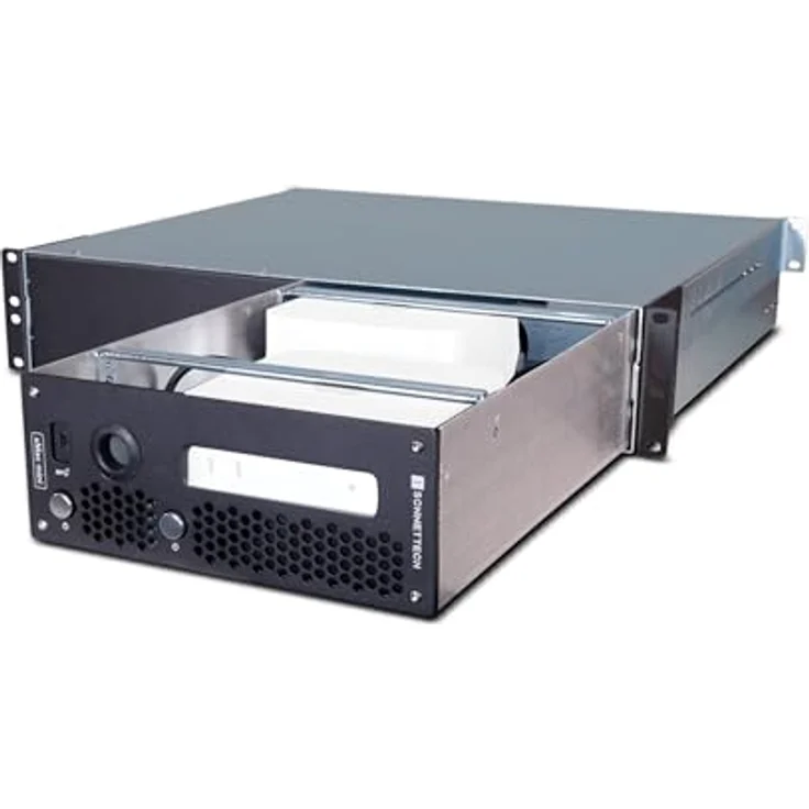 Sonnet xMac mini (2024+) 2U Rackmount System, Festplattengehäuse ohne Echo Modul, Schwarz – Bild 2