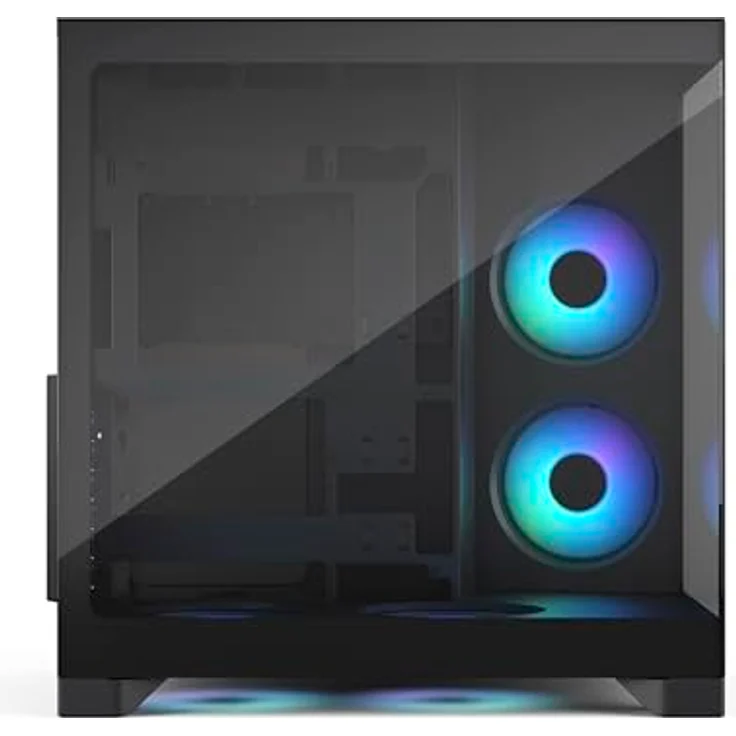 Fractal Design Pop 2 Vision Black RGB, Midi-Tower PC-Gehäuse für ATX, E-ATX, vorinstallierte 4 Lüfter, max. CPU-Kühlerhöhe 172 mm, Grafikkartenlänge bis 412 mm – Bild 3