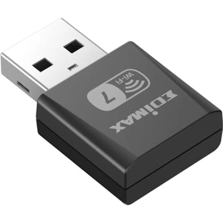 Edimax EW-7822UN7, Kleiner WLAN 7 Tri-Band USB-Adapter mit 6 GHz Band, WPA3-Verschlüsselung und MLO eMLSR-Modus – Bild 3