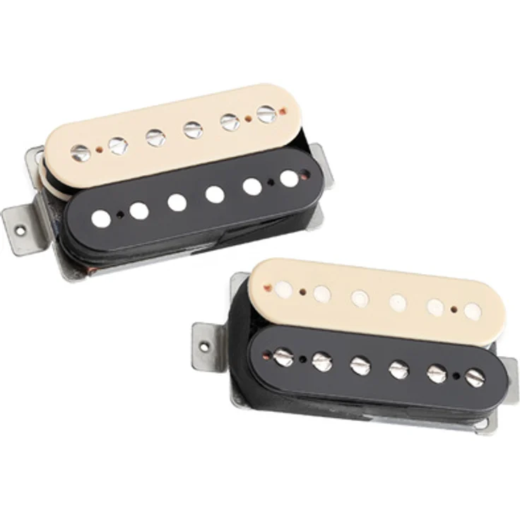 Seymour Duncan Slash 2.0 Humbucker Set, Signature Humbucker mit Zebramuster, handgefertigt, Medium Output, Alnico II Magnet