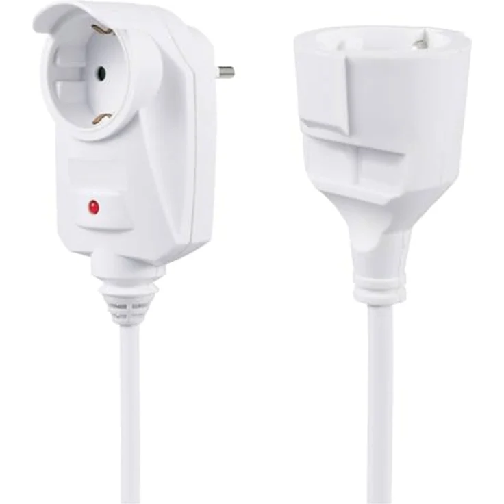 Sygonix SY-6248190 Strom Verlängerungskabel 16 A Weiß 1.50 m H05VV-F – Bild 2