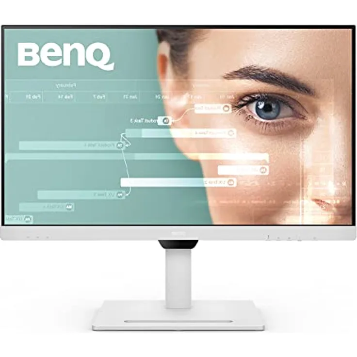 BenQ Monitor GW2790QT (27 Zoll, QHD, IPS, USB-C-Laden, DP / HDMI, Ergonomisches Design, Noise Cancelling Mikrofon), MacBook kompatibel