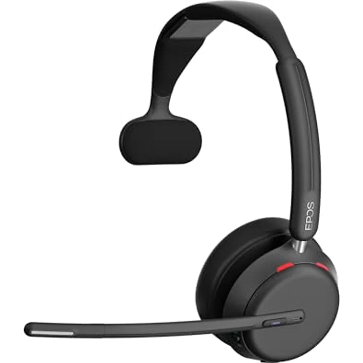 EPOS Impact 1030T Einseitiges Bluetooth Headset für Fachleute - Optimiert für offene Büros, AI Sprachaufnahme, Super Wideband, BrainAdapt Technologie für Komfort – Bild 2